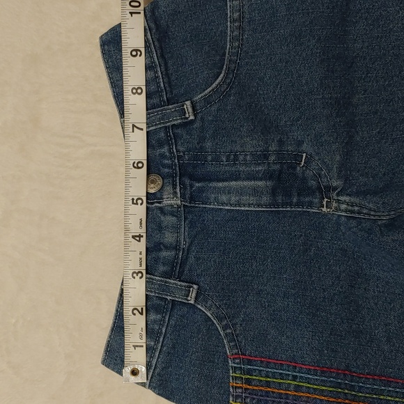 🎁 Lee jeans embroidered girls shorts sz 6 - Picture 10 of 10